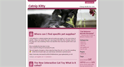 Desktop Screenshot of catnipkitty.com