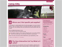 Tablet Screenshot of catnipkitty.com